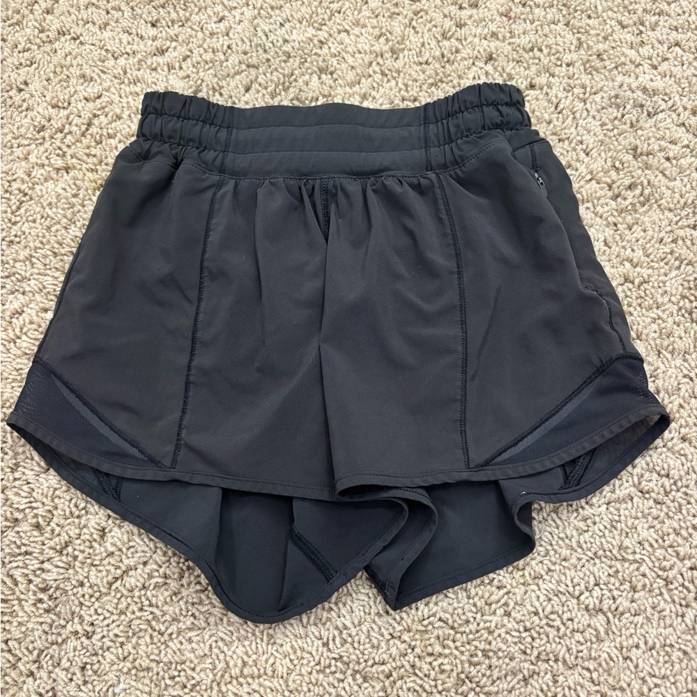 Lululemon Athletica Black Athletic Shorts Lightweight Design